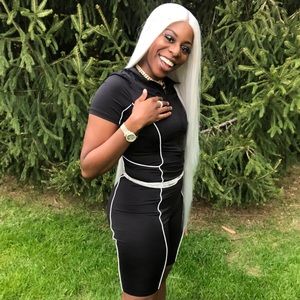 Black Stretch catsuit